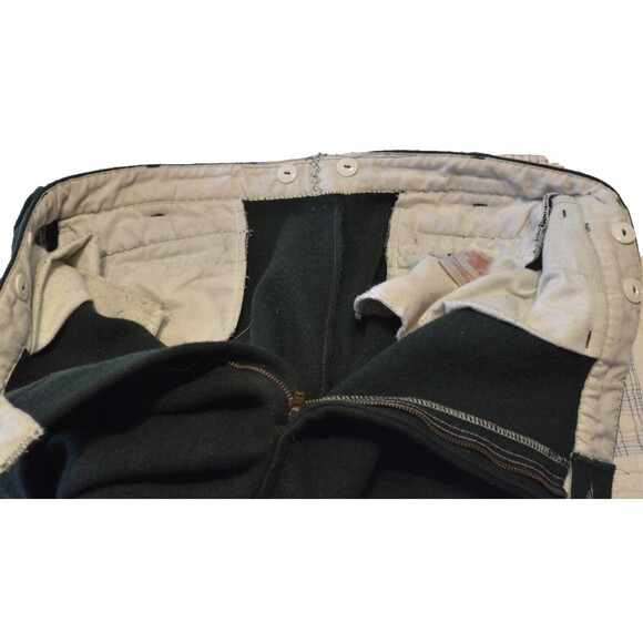 Codet Vintage Wool Hunting Pants Heavy Wool Warm Green 44/27-Pants Were Hemmed - Picture 12 of 16